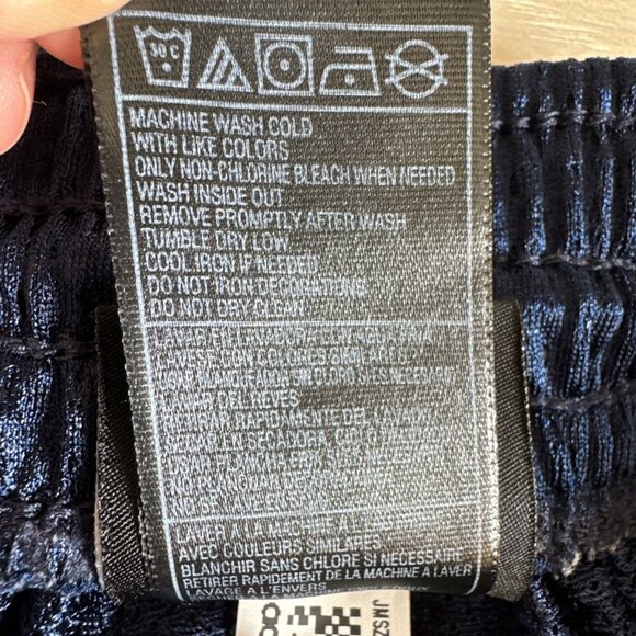 Michigan Alumni Wolverines Adidas Basketball Shorts Navy Mesh Men’s Size Medium - Picture 11 of 11